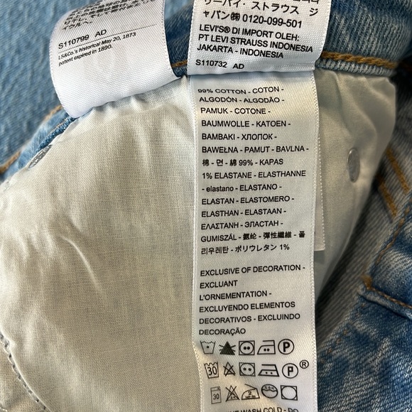 Levi's 70's High Flare Put It Back Jeans in Marin Babe for Free People NWT - Picture 15 of 15